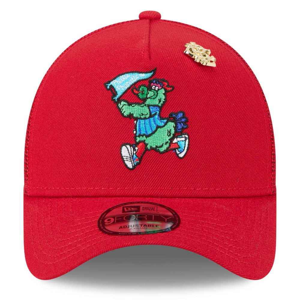 Philadelphia Phillies New Era 2025 Big League Chew A-Frame 9FORTY Adjustable Trucker Hat Discount