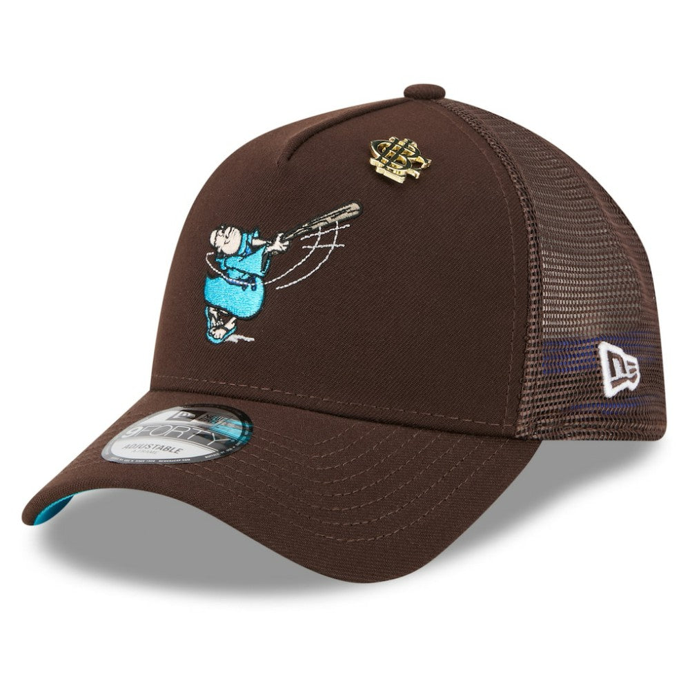 San Diego Padres New Era 2025 Big League Chew A-Frame 9FORTY Adjustable Trucker Hat Near Me