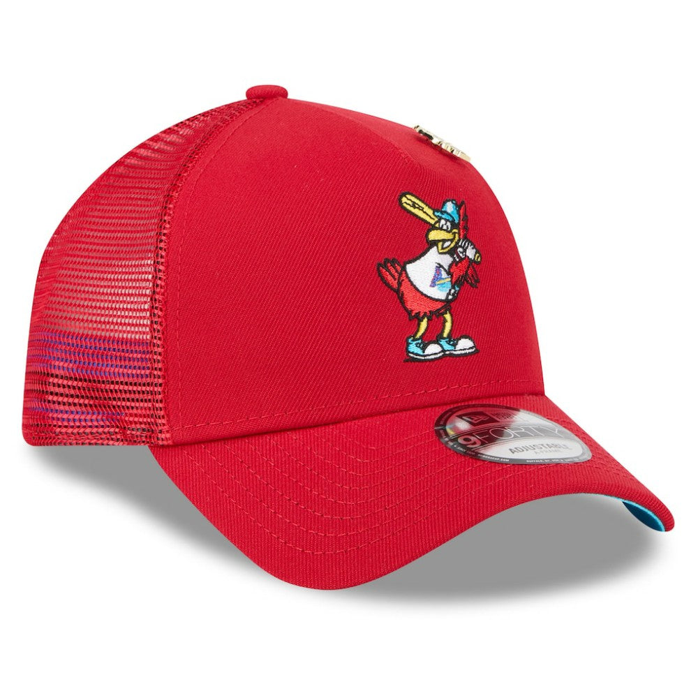St. Louis Cardinals New Era 2025 Big League Chew A-Frame 9FORTY Adjustable Trucker Hat Online