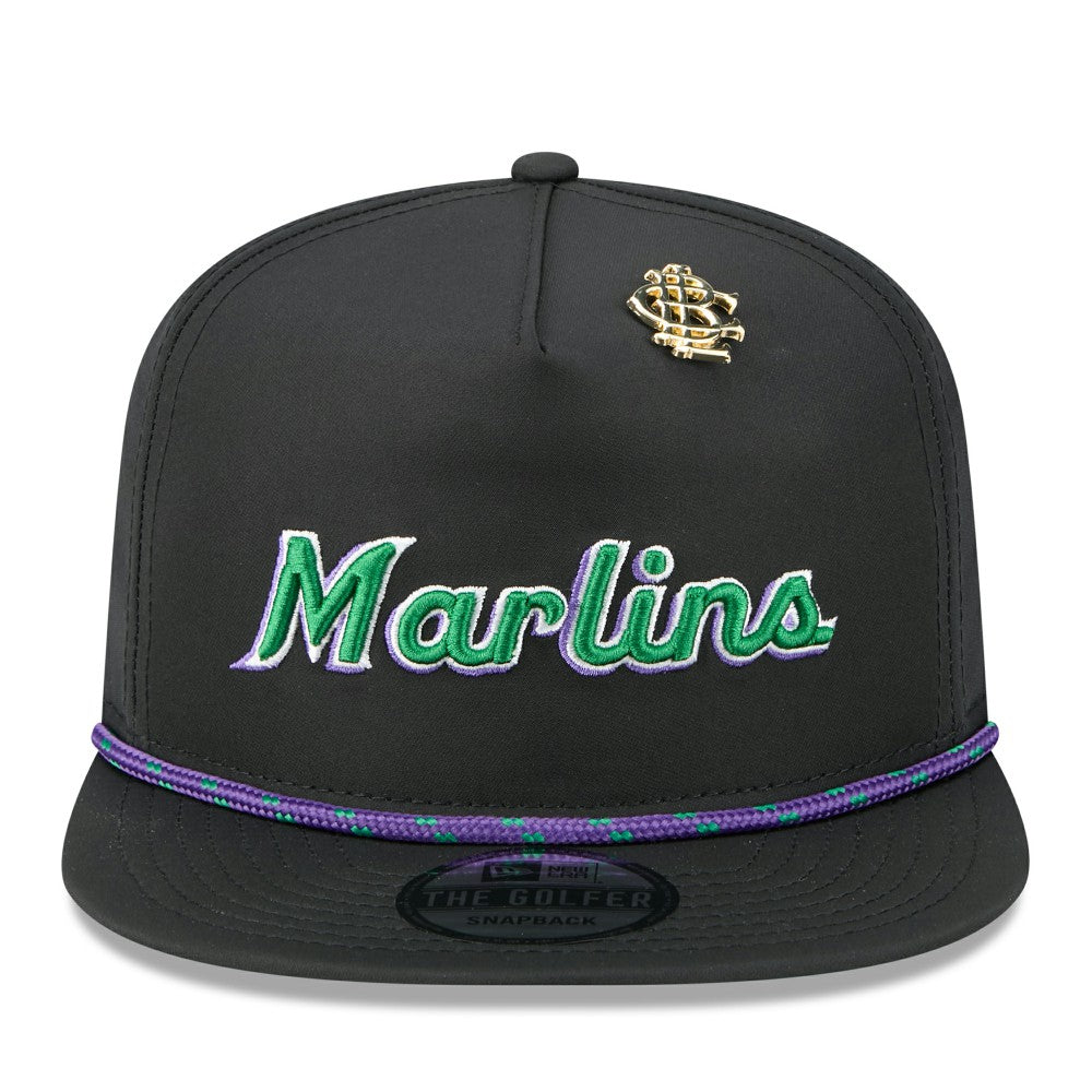 Miami Marlins New Era 2025 Big League Chew Golfer Snapback Hat Discount