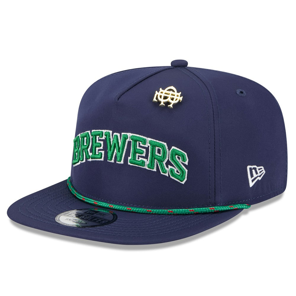 Milwaukee Brewers New Era 2025 Big League Chew Golfer Snapback Hat Sale