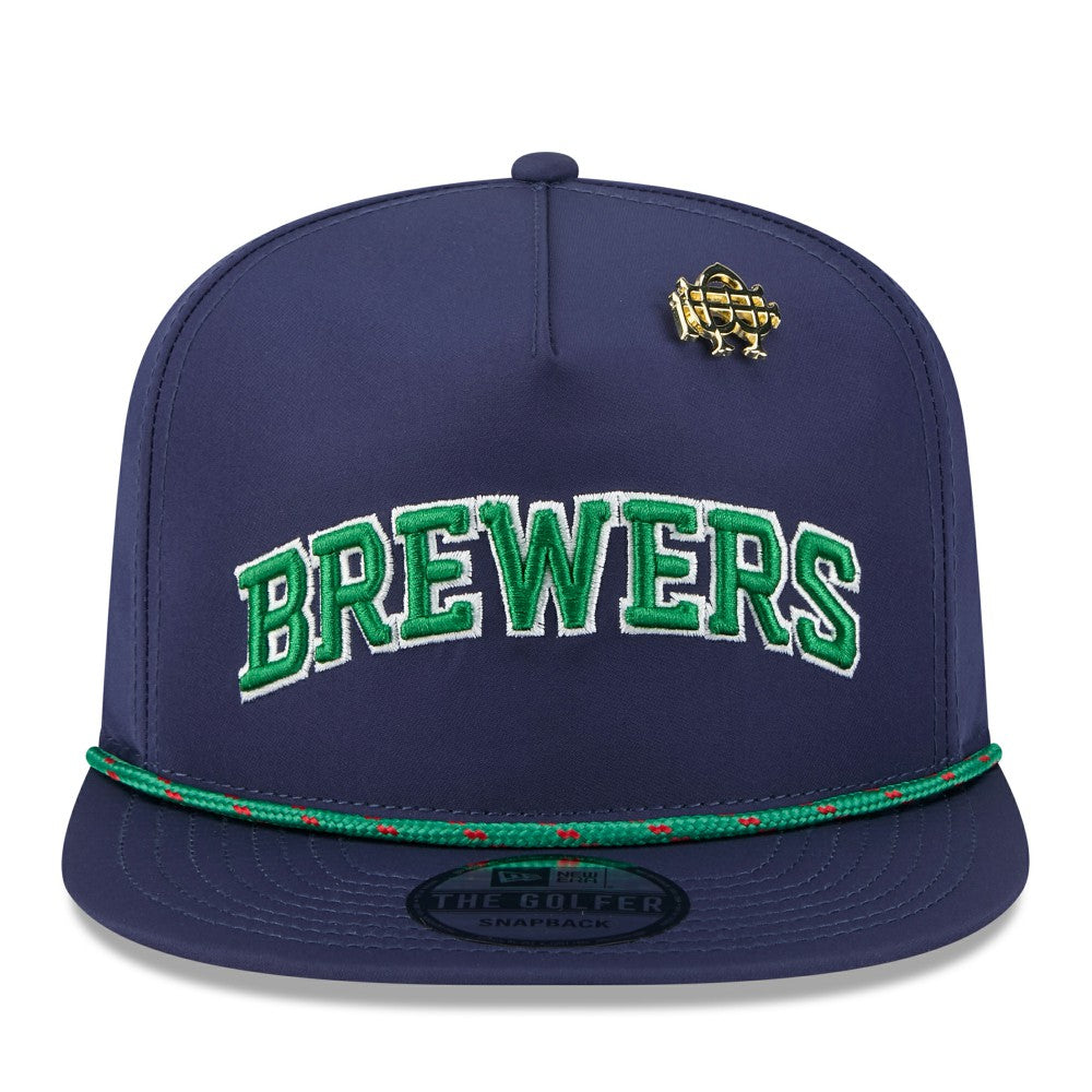 Milwaukee Brewers New Era 2025 Big League Chew Golfer Snapback Hat Sale