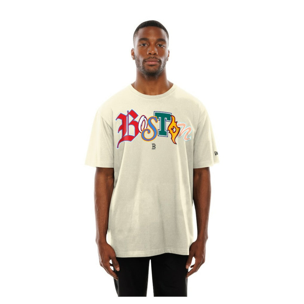 Boston Red Sox New Era Ransom Note Oversized T-Shirt Discount