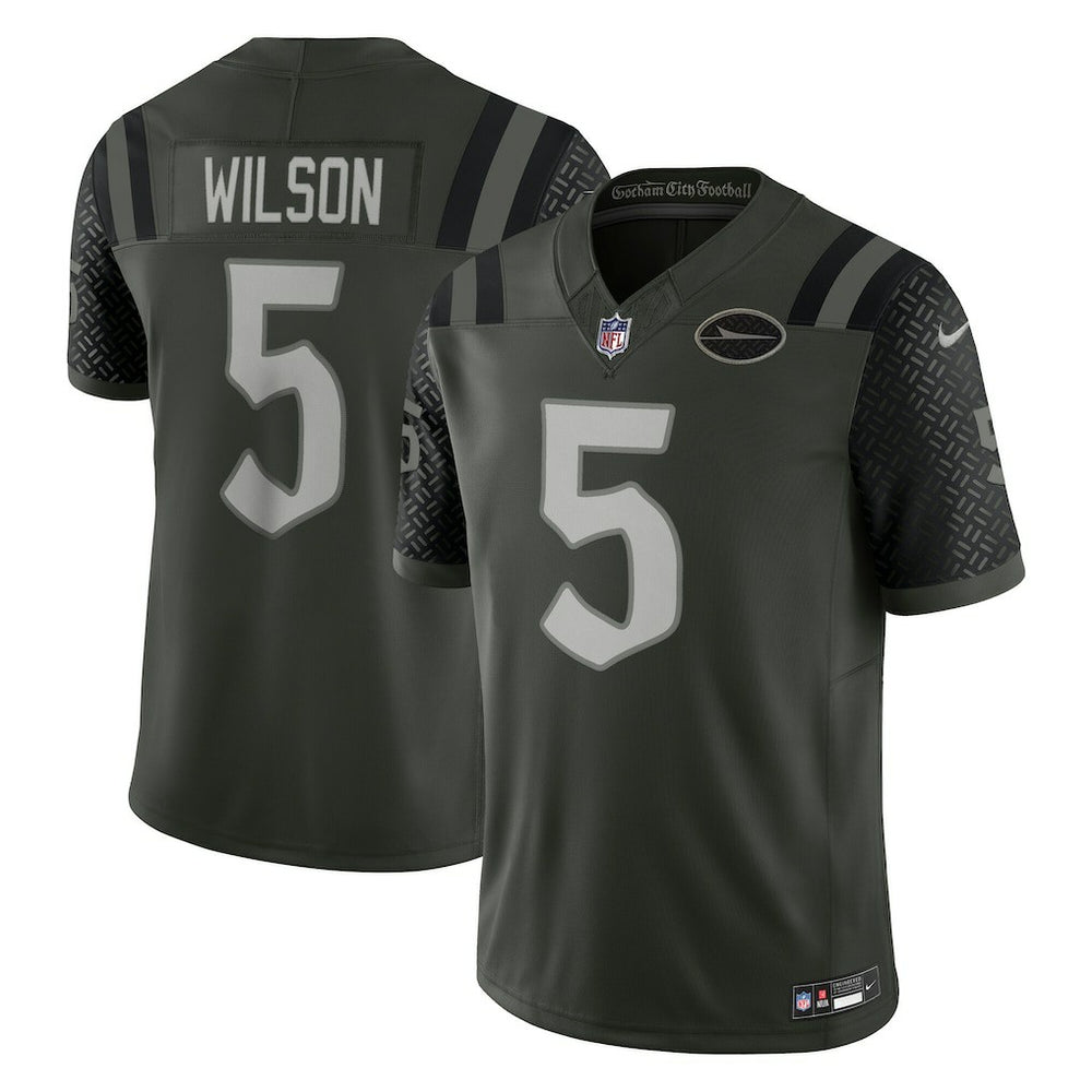 Garrett Wilson New York Jets 2025 Rivalries Collection Limited Jersey - Gotham Green - Nike