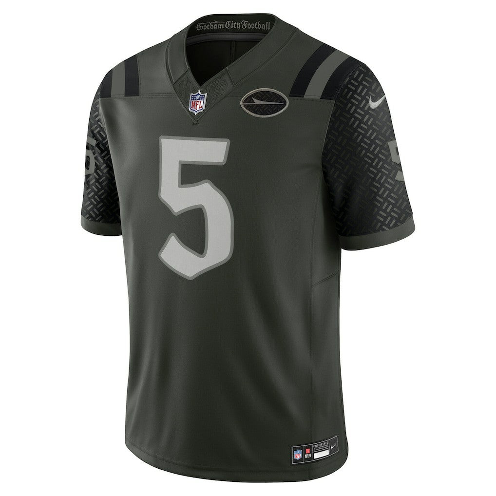 Garrett Wilson New York Jets 2025 Rivalries Collection Limited Jersey - Gotham Green - Nike