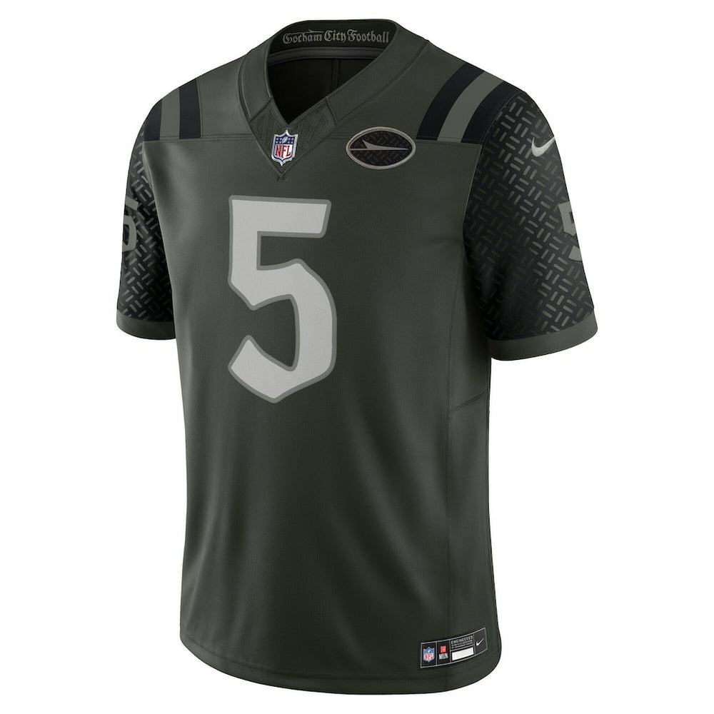 Garrett Wilson New York Jets 2025 Rivalries Collection Limited Jersey - Gotham Green - Nike
