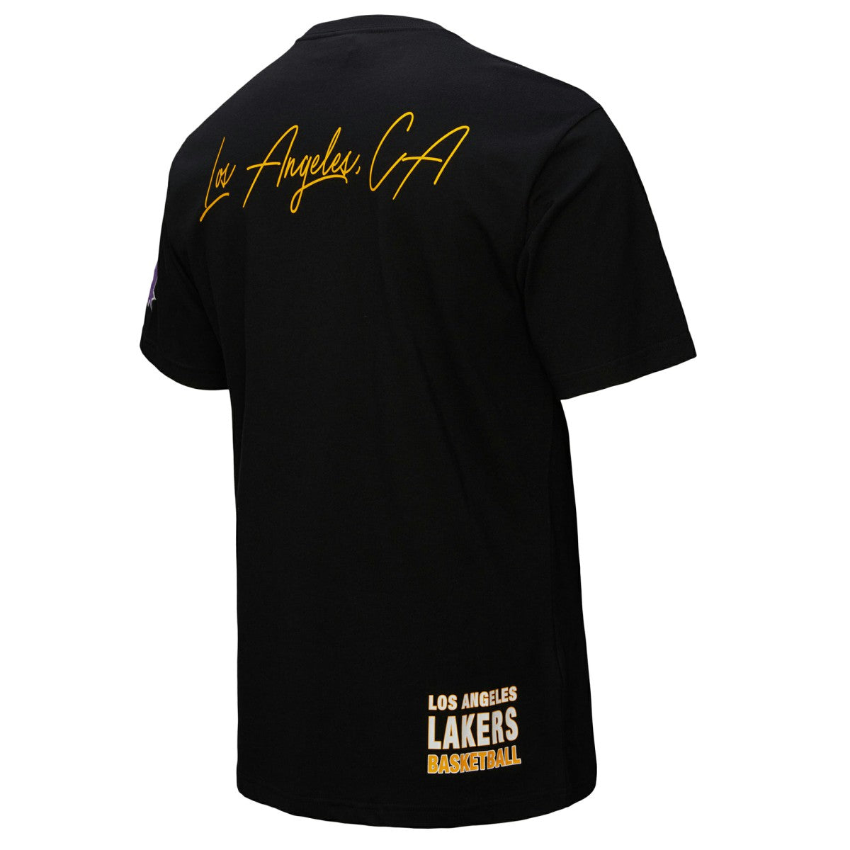 Los Angeles Lakers Black Out Collection Vintage Premium T-Shirt Black