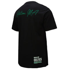 Boston Celtics Black Out Collection Vintage Premium T-Shirt Black
