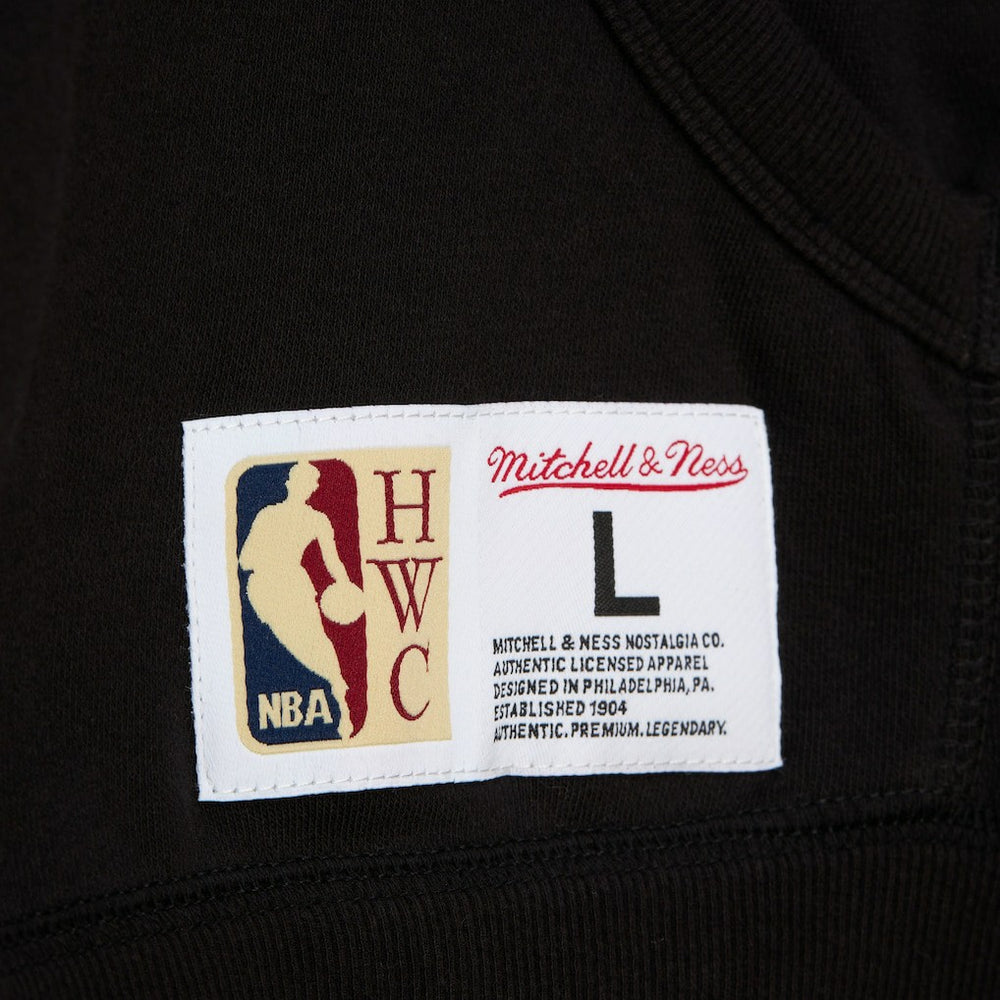 Mitchell & Ness Boston Celtics Hardwood Classics Blackout Collection Pullover Hoodie Black