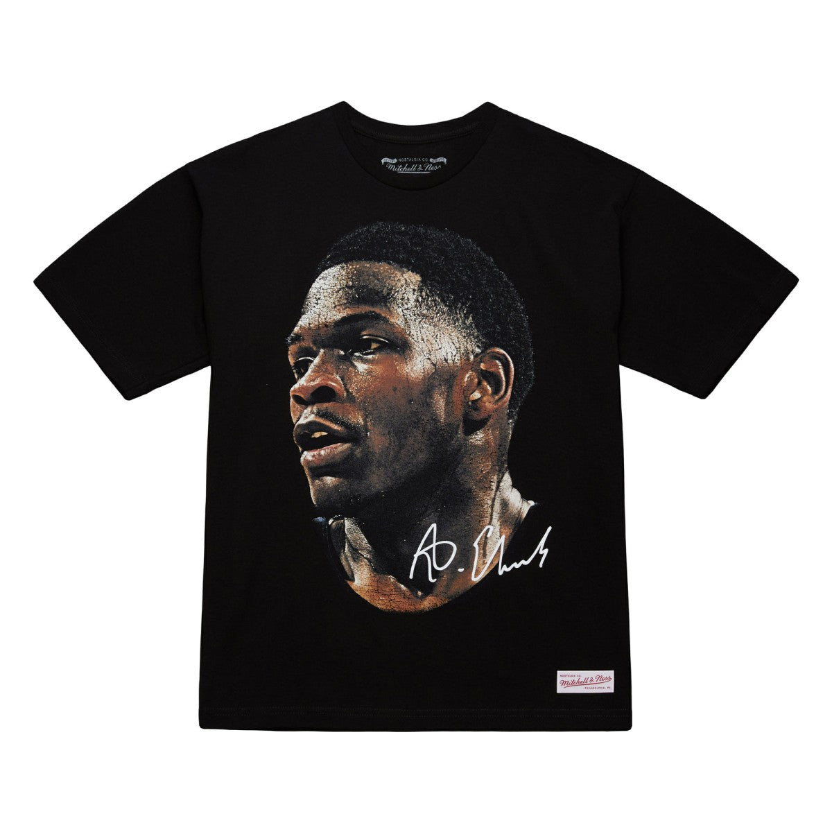 Mitchell & Ness Anthony Edwards NBA Unisex Real Big Face Player T-Shirt Black