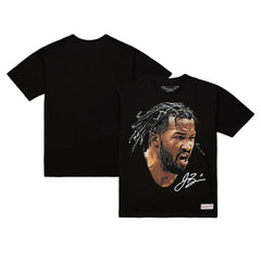 Mitchell & Ness Jalen Brunson NBA Unisex Real Big Face Player T-Shirt Black