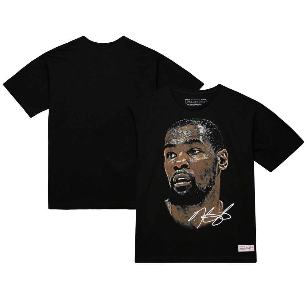 Mitchell & Ness Kevin Durant NBA Unisex Real Big Face Player T-Shirt Black