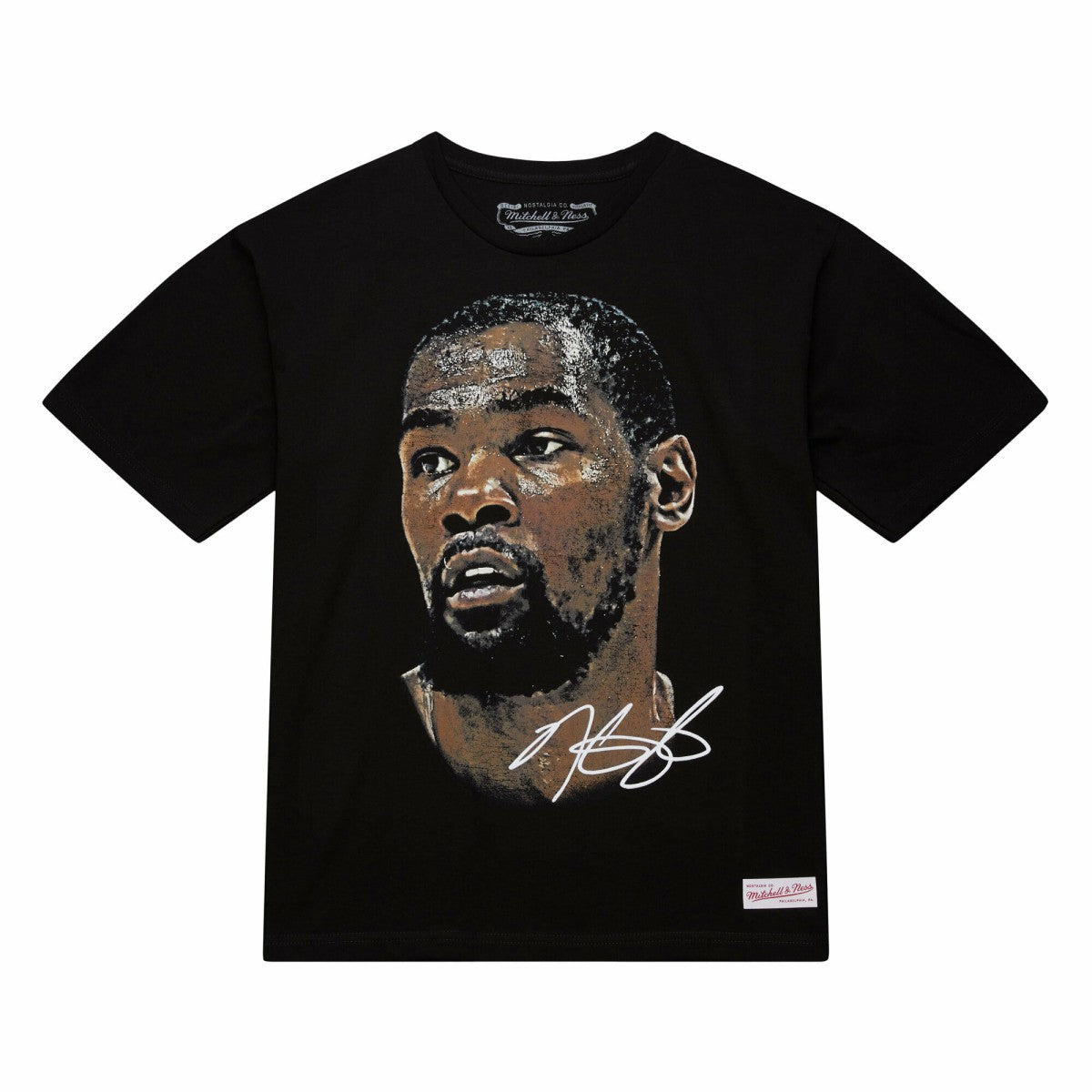 Mitchell & Ness Kevin Durant NBA Unisex Real Big Face Player T-Shirt Black
