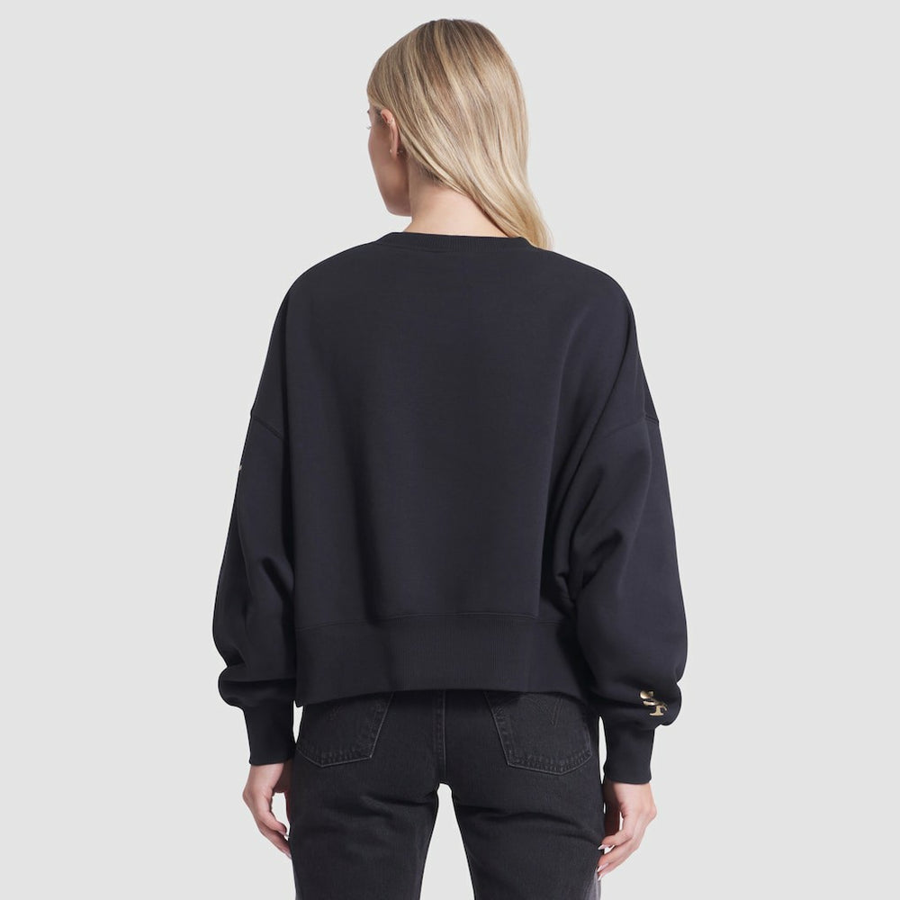San Francisco 49ers Women's 2025 Rivalries Collection Oversized Phoenix Fleece Sweatshirt - Black - Nike
