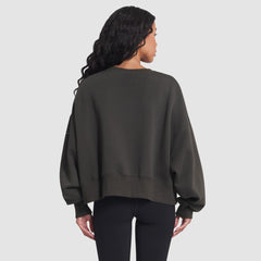 New York Jets Women's 2025 Rivalries Collection Oversized Phoenix Fleece Sweatshirt - Gotham Green - Nike