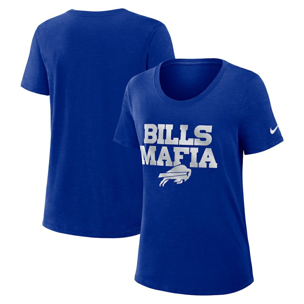 Buffalo Bills Women's 2025 Rivalries Collection Slub Dri-FIT T-Shirt - Royal - Nike