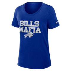 Buffalo Bills Women's 2025 Rivalries Collection Slub Dri-FIT T-Shirt - Royal - Nike