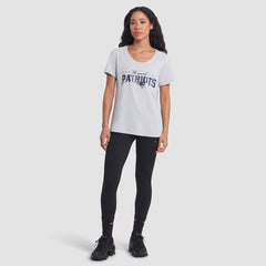 New England Patriots Women's 2025 Rivalries Collection Slub Dri-FIT T-Shirt - Silver - Nike