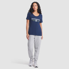 Seattle Seahawks Women's 2025 Rivalries Collection Slub Dri-FIT T-Shirt - College Navy - Nike
