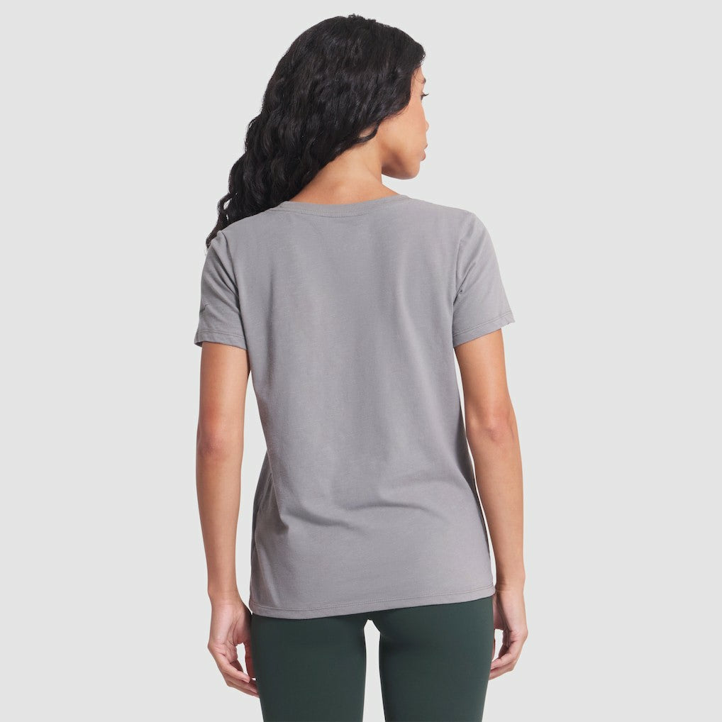 New York Jets Women's 2025 Rivalries Collection Slub Dri-FIT T-Shirt - Iron Ore - Nike