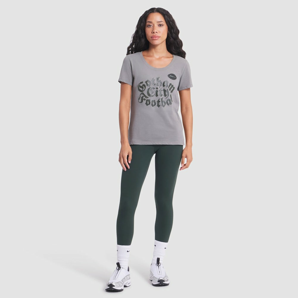 New York Jets Women's 2025 Rivalries Collection Slub Dri-FIT T-Shirt - Iron Ore - Nike