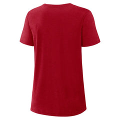 San Francisco 49ers Women's 2025 Rivalries Collection Slub Dri-FIT T-Shirt - Scarlet - Nike
