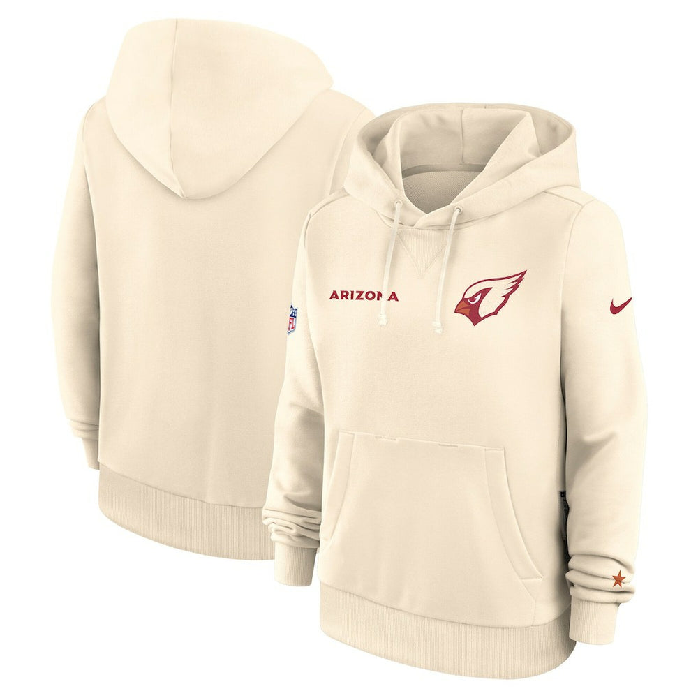 Arizona Cardinals Women's 2025 Rivalries Collection Standard Issue Sideline Dri-FIT Hoodie - Natural - Nike