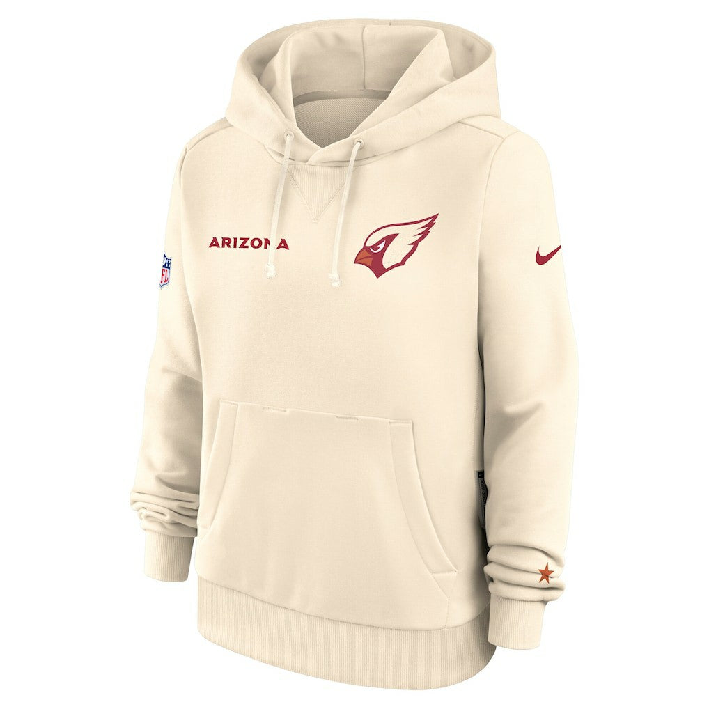 Arizona Cardinals Women's 2025 Rivalries Collection Standard Issue Sideline Dri-FIT Hoodie - Natural - Nike