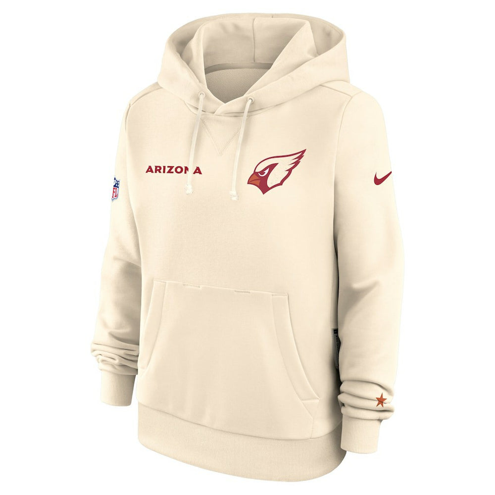 Arizona Cardinals Women's 2025 Rivalries Collection Standard Issue Sideline Dri-FIT Hoodie - Natural - Nike