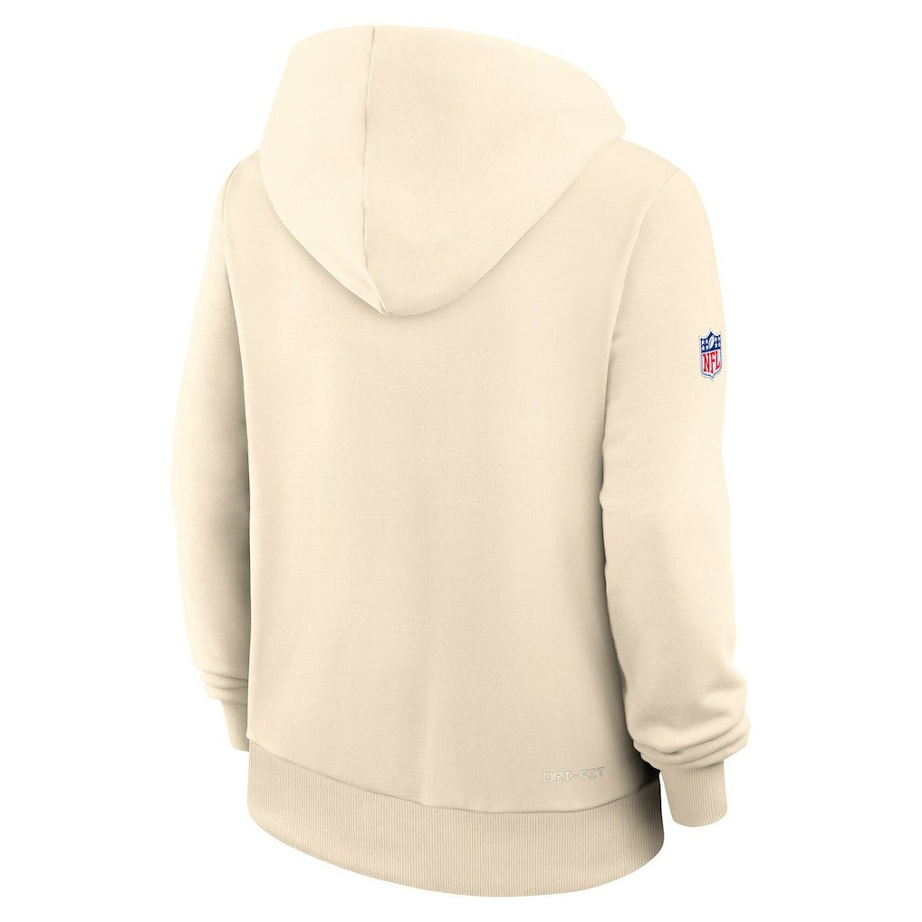 Arizona Cardinals Women's 2025 Rivalries Collection Standard Issue Sideline Dri-FIT Hoodie - Natural - Nike