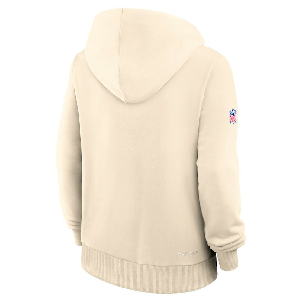 Arizona Cardinals Women's 2025 Rivalries Collection Standard Issue Sideline Dri-FIT Hoodie - Natural - Nike