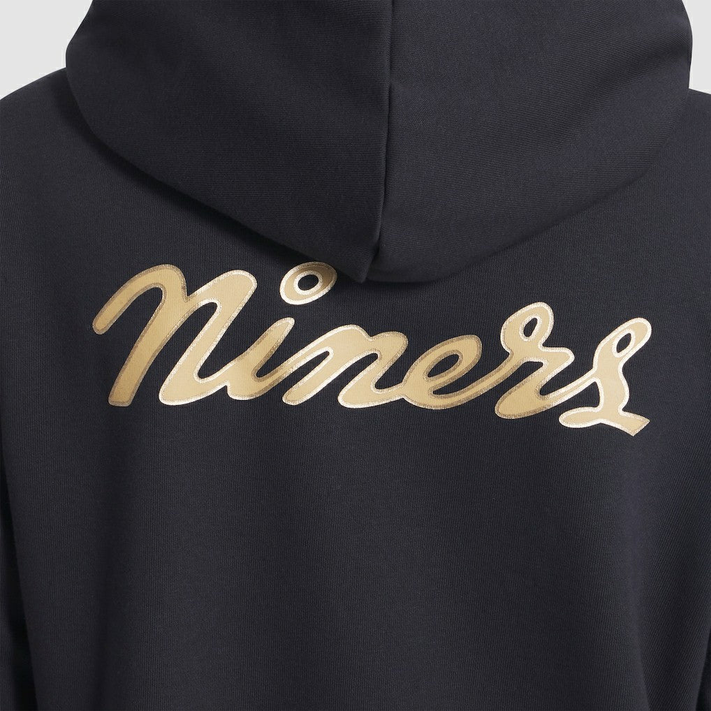 San Francisco 49ers Women's 2025 Rivalries Collection Standard Issue Sideline Dri-FIT Hoodie - Black - Nike