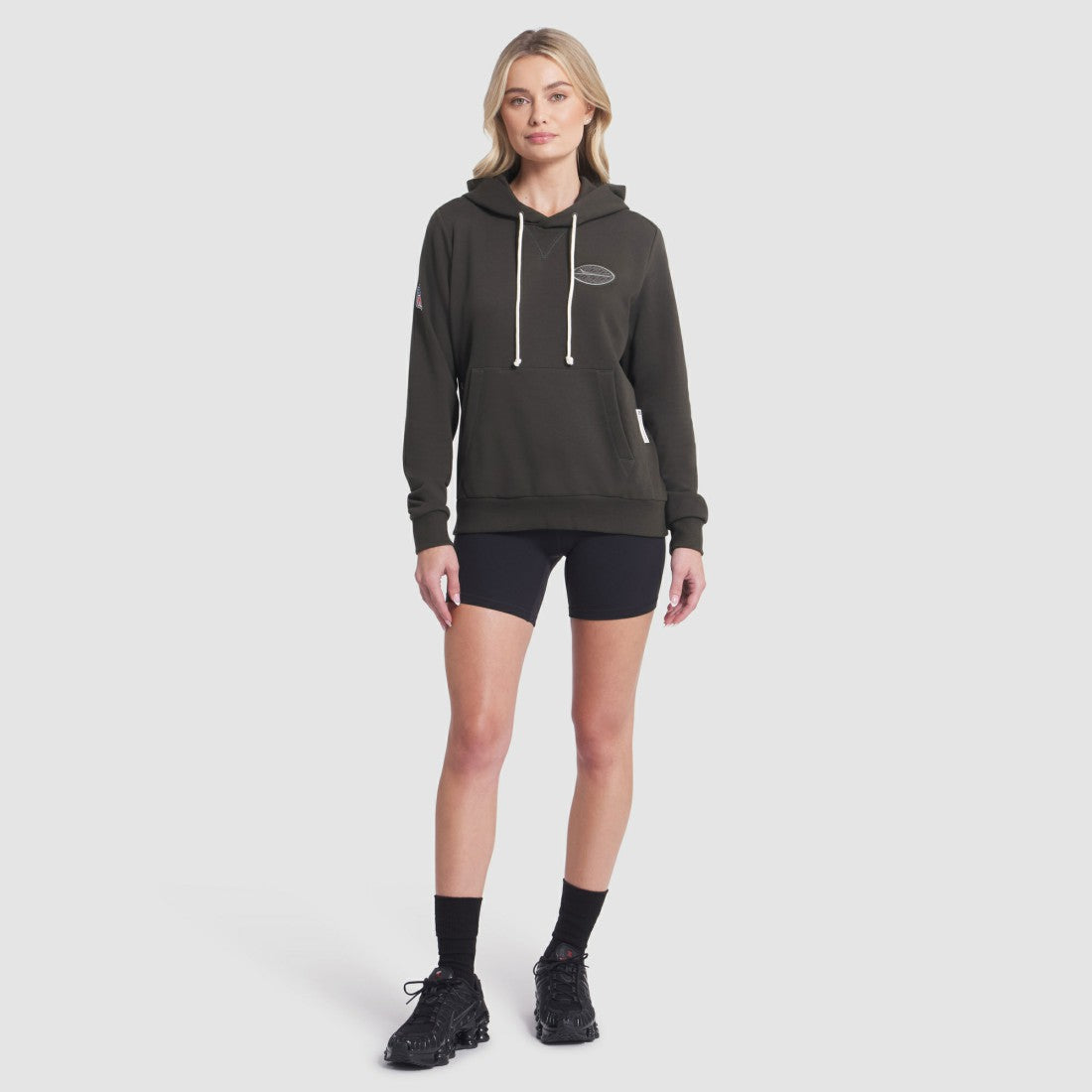 New York Jets Women's 2025 Rivalries Collection Standard Issue Sideline Dri-FIT Hoodie - Gotham Green - Nike