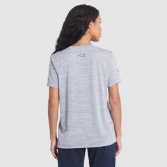 New England Patriots Women's 2025 Rivalries Collection Sideline Velocity Dri-FIT T-Shirt - Silver - Nike