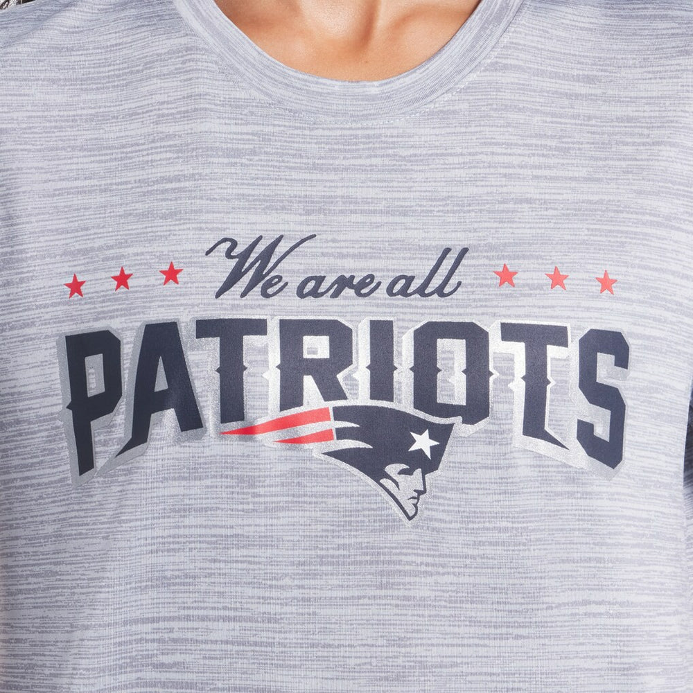 New England Patriots Women's 2025 Rivalries Collection Sideline Velocity Dri-FIT T-Shirt - Silver - Nike