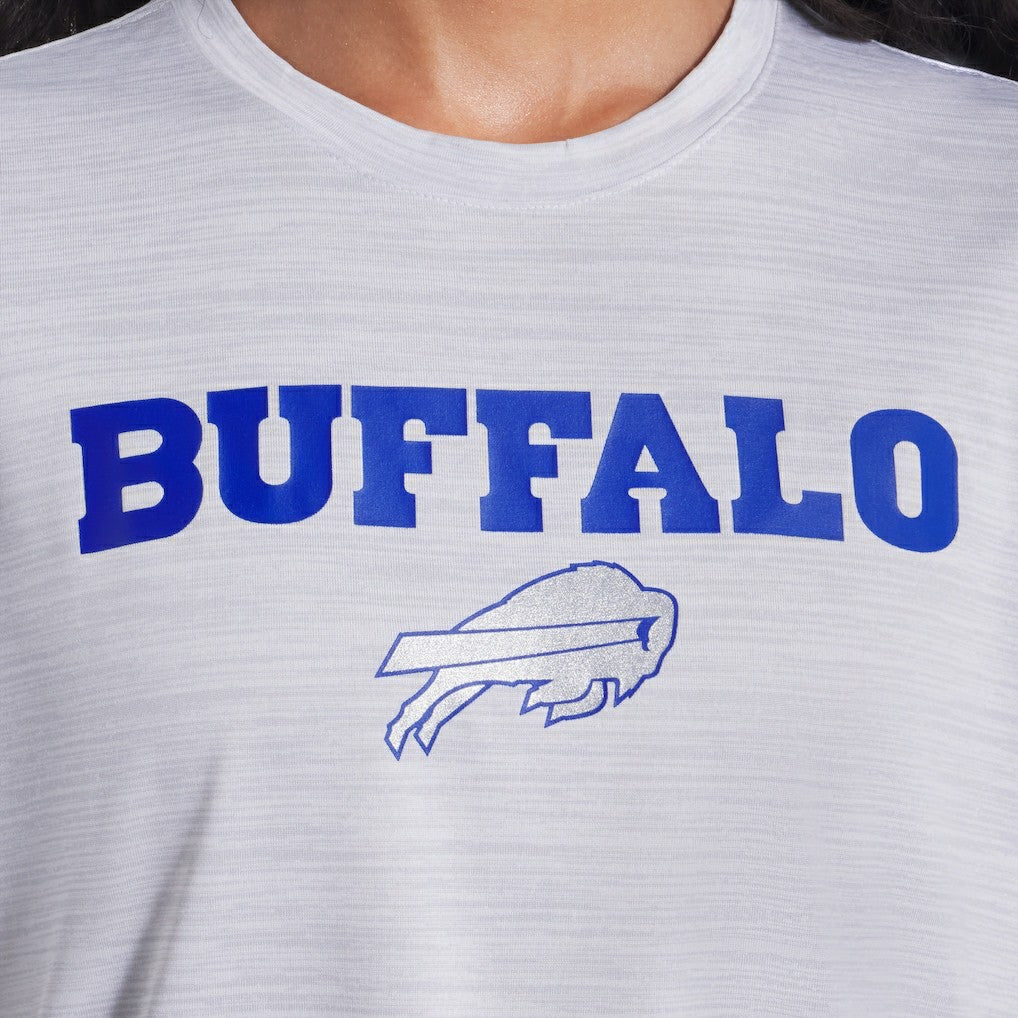 Buffalo Bills Women's 2025 Rivalries Collection Sideline Velocity Dri-FIT T-Shirt - White - Nike