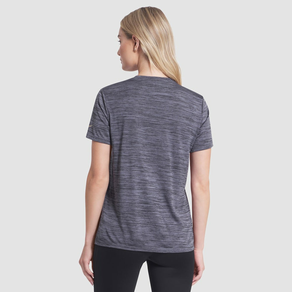 San Francisco 49ers Women's 2025 Rivalries Collection Sideline Velocity Dri-FIT T-Shirt - Heather Charcoal - Nike