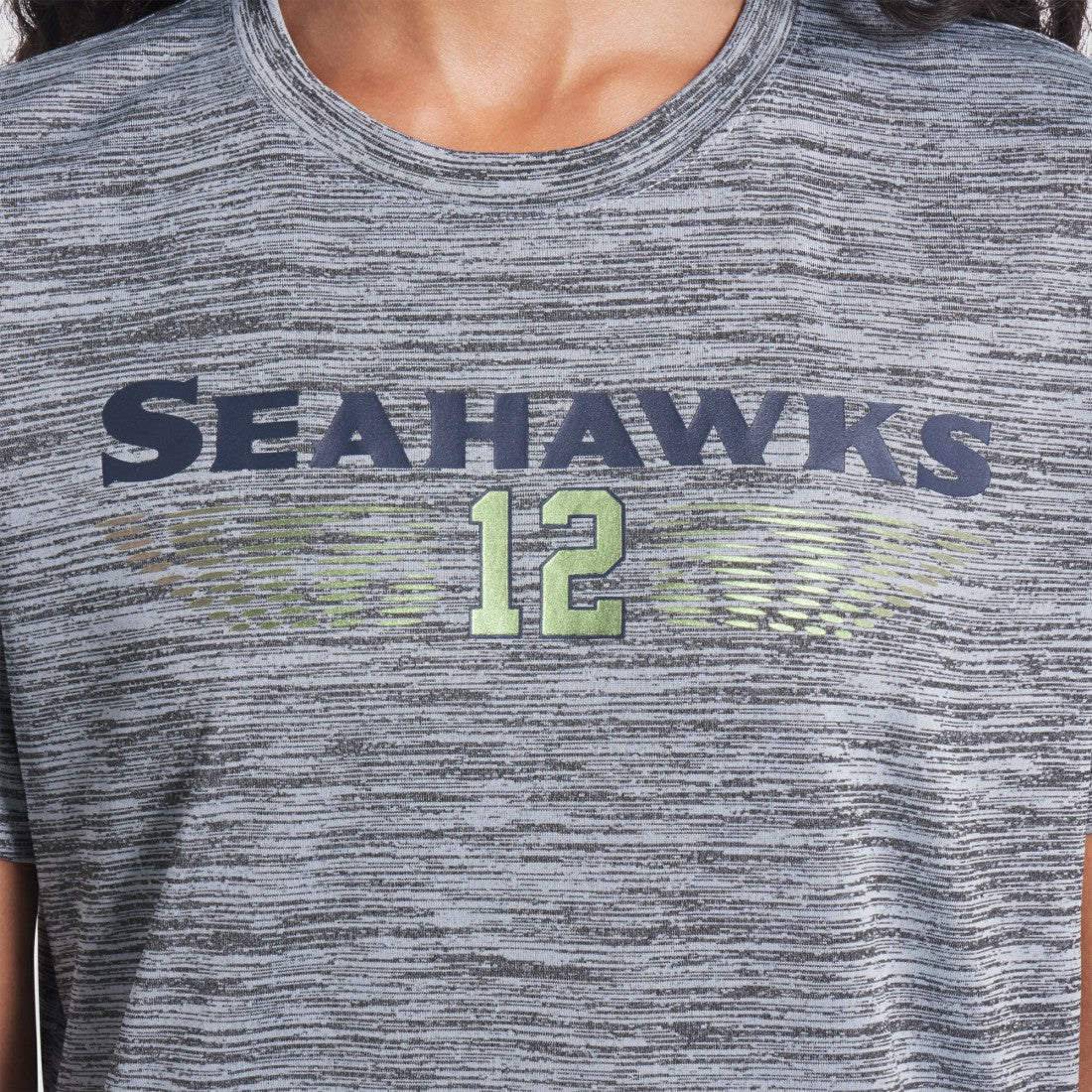 Seattle Seahawks Women's 2025 Rivalries Collection Sideline Velocity Dri-FIT T-Shirt - Wolf Gray - Nike