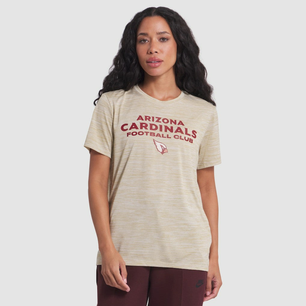 Arizona Cardinals Women's 2025 Rivalries Collection Sideline Velocity Dri-FIT T-Shirt - Natural - Nike