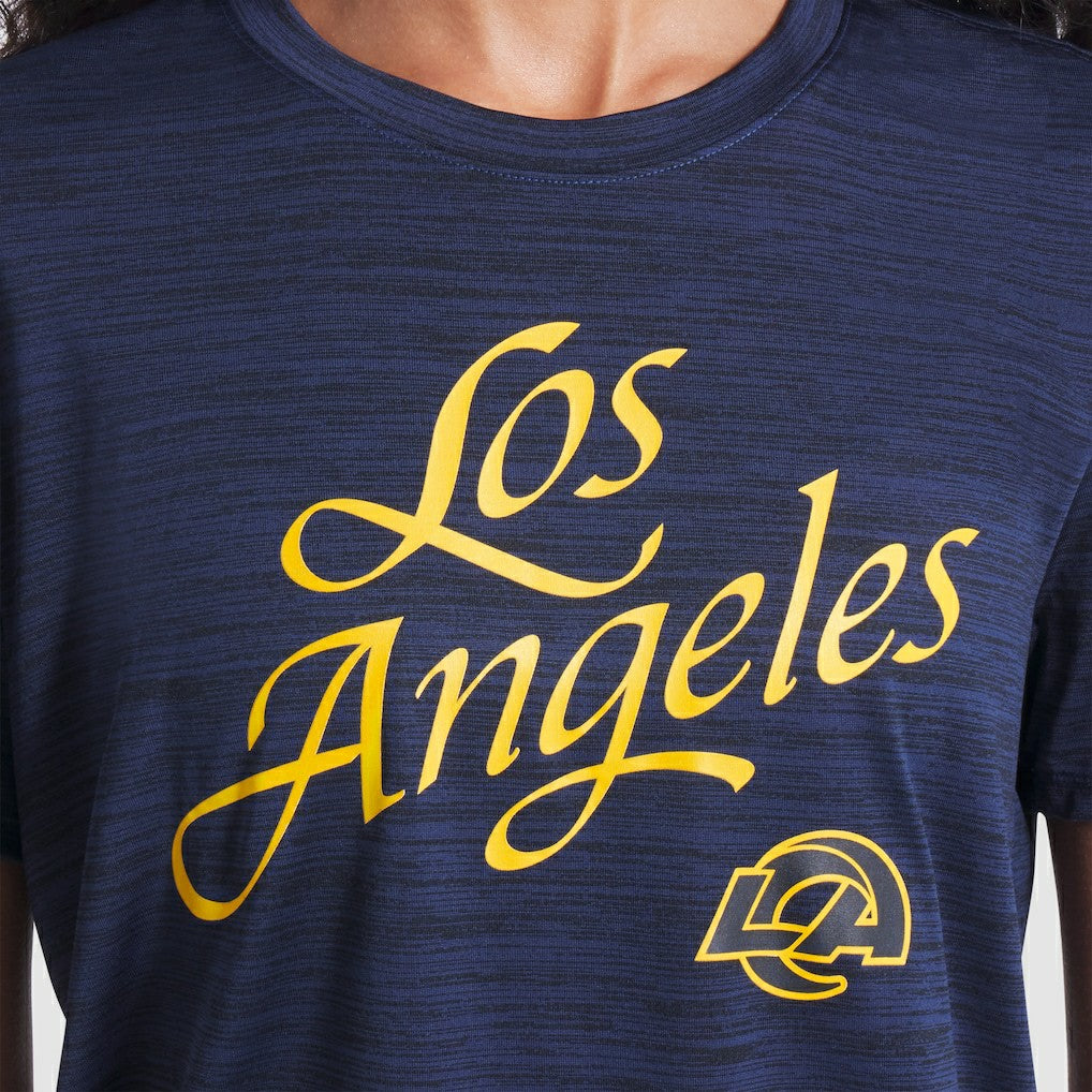 Los Angeles Rams Women's 2025 Rivalries Collection Sideline Velocity Dri-FIT T-Shirt - Midnight Blue - Nike
