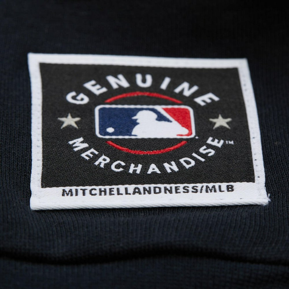 Milwaukee Brewers Mitchell & Ness Women's Cooperstown Collection Blocked Fleece Pullover Sweatshirt- Gray/Black Online