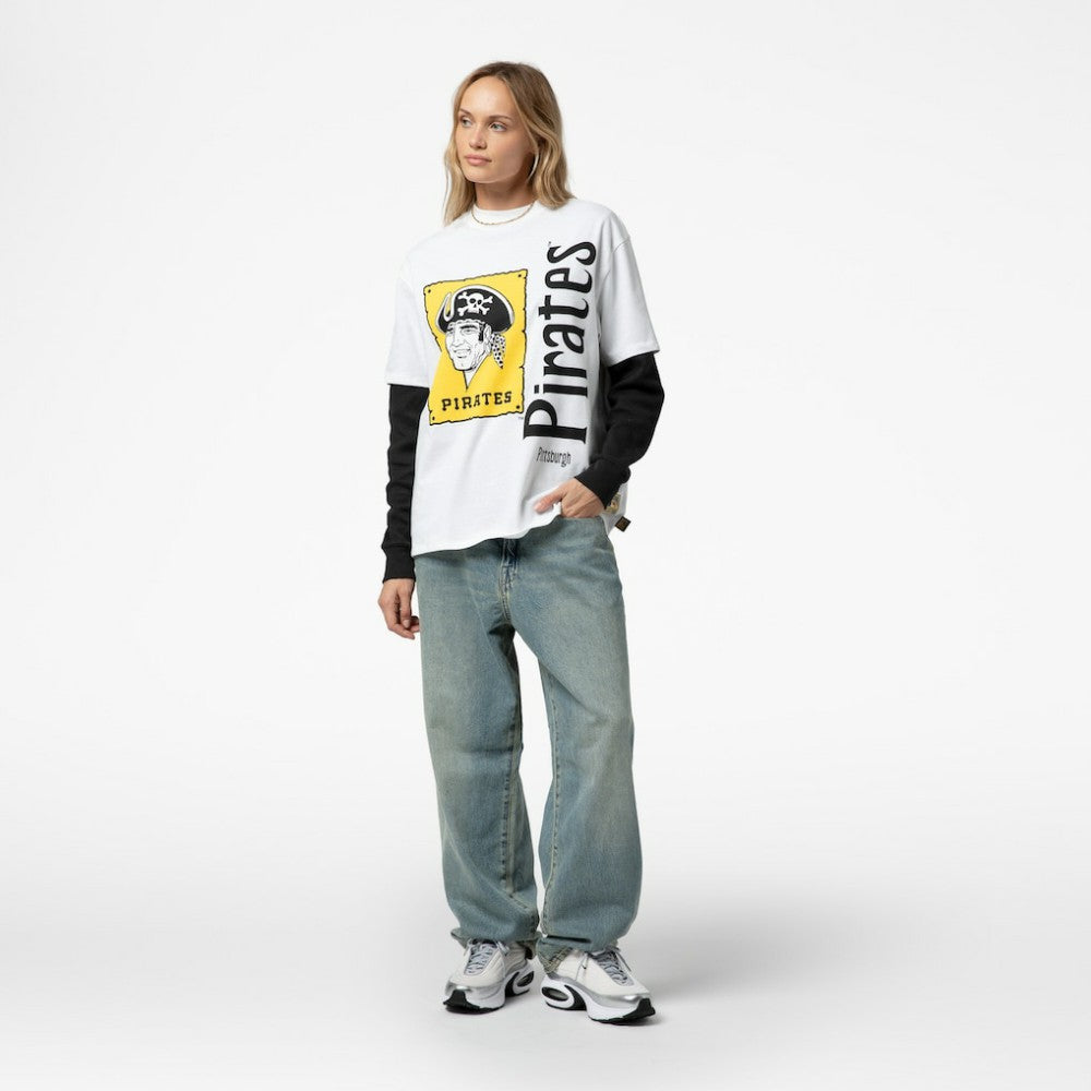 Pittsburgh Pirates Mitchell & Ness Women's Cooperstown Collection Boyfriend T-Shirt Online