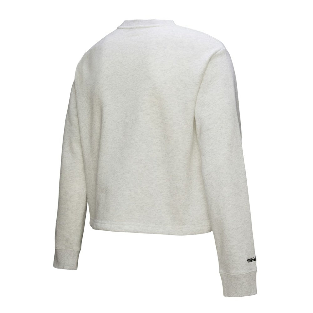 Philadelphia Phillies Mitchell & Ness Women's Cropped Toggle Pullover Sweatshirt for sale