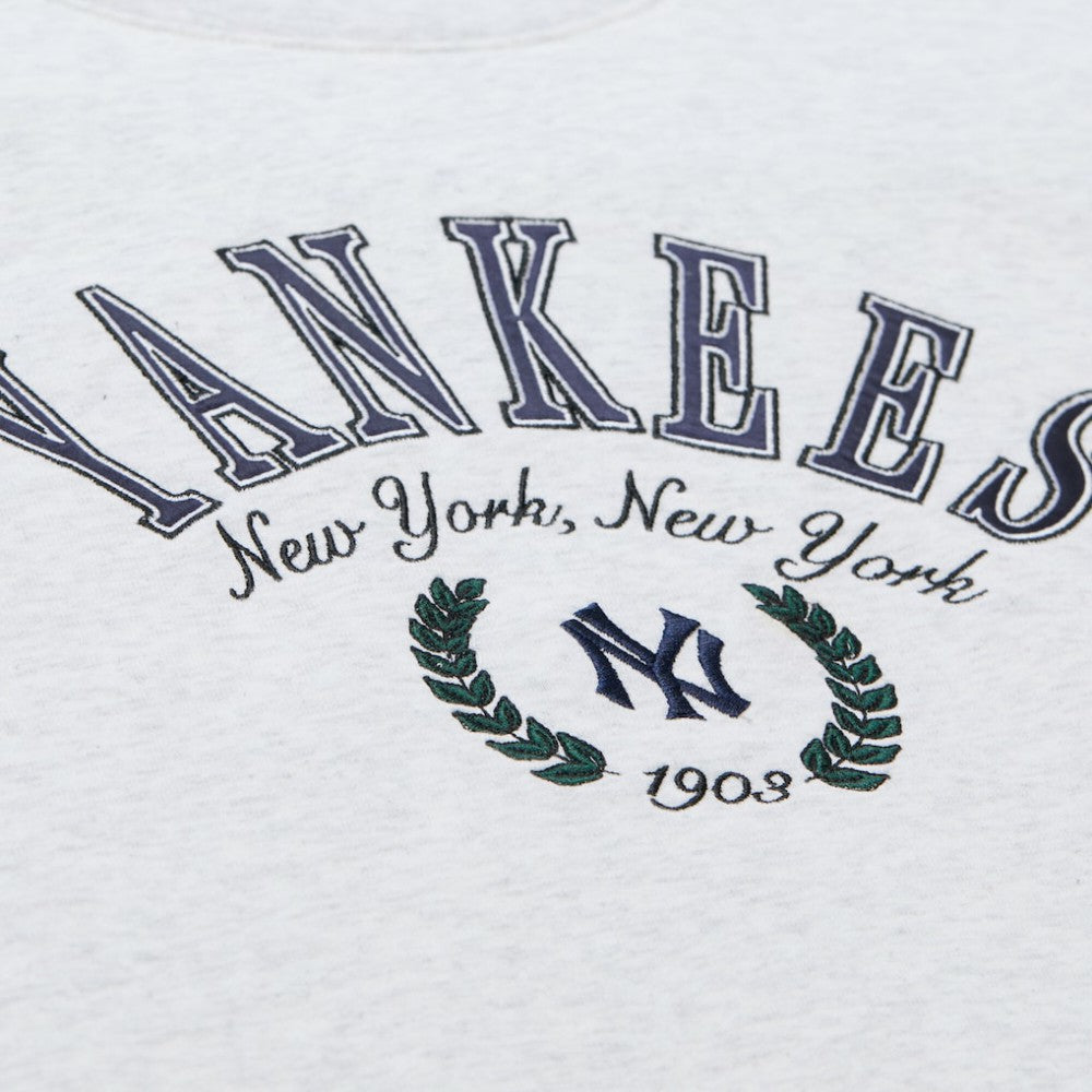 New York Yankees Mitchell & Ness Women's Cropped Toggle Pullover Sweatshirt Online