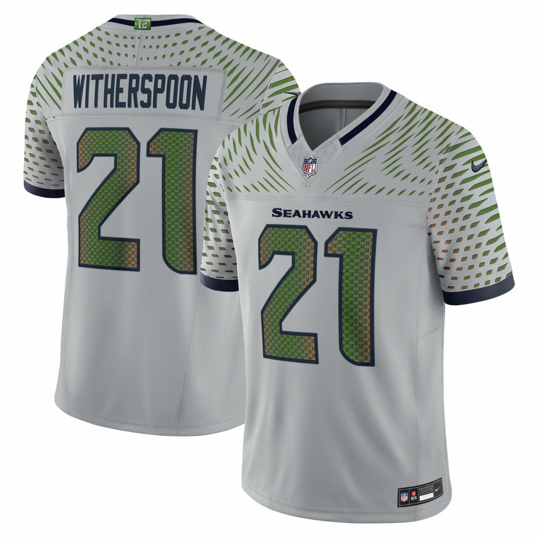 Devon Witherspoon Seattle Seahawks 2025 Rivalries Collection Limited Jersey - Wolf Gray - Nike