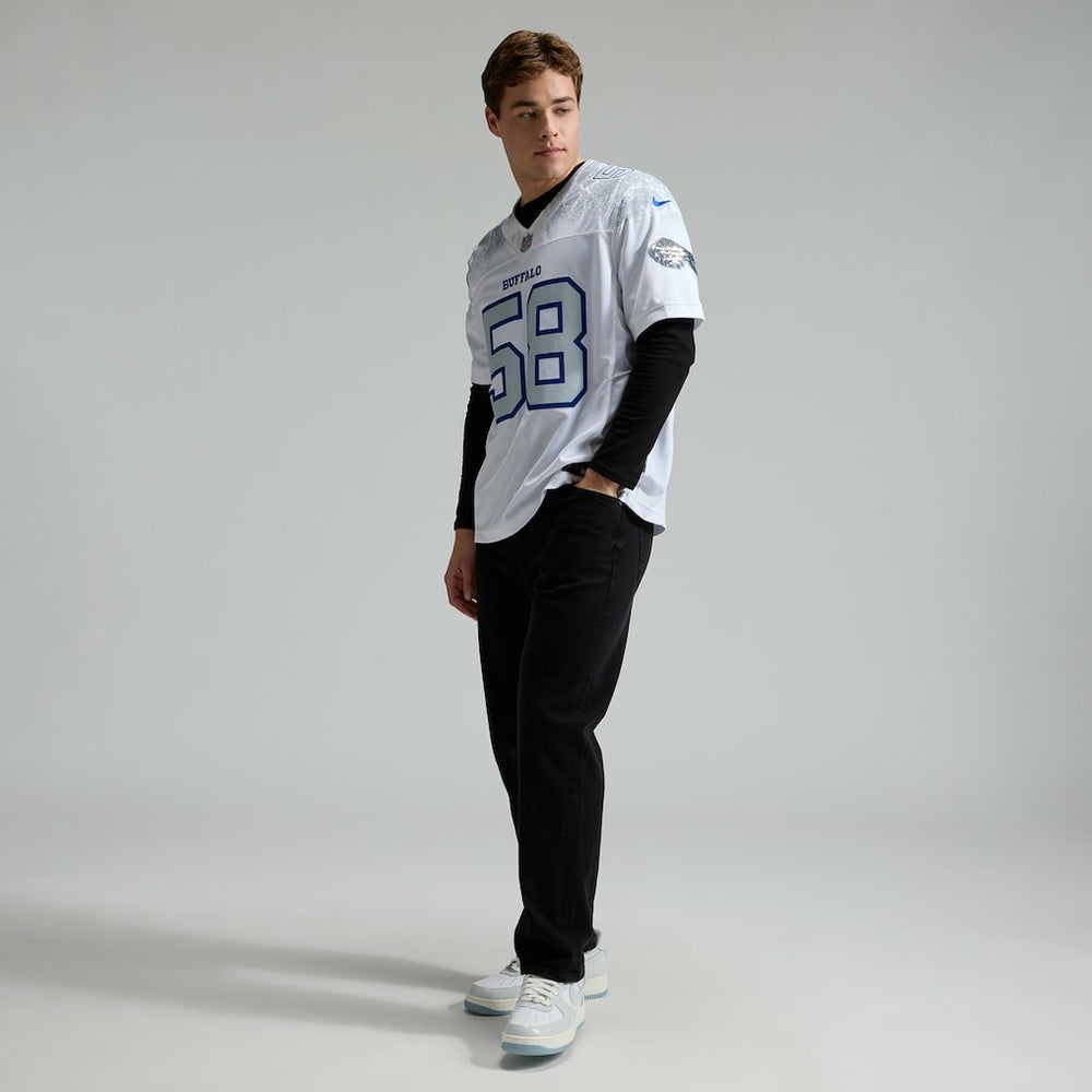 Matt Milano Buffalo Bills 2025 Rivalries Collection Limited Jersey - White - Nike