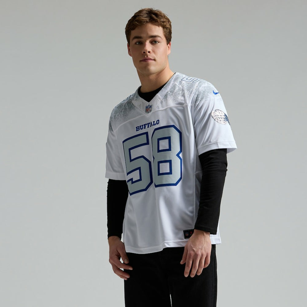 Matt Milano Buffalo Bills 2025 Rivalries Collection Limited Jersey - White - Nike