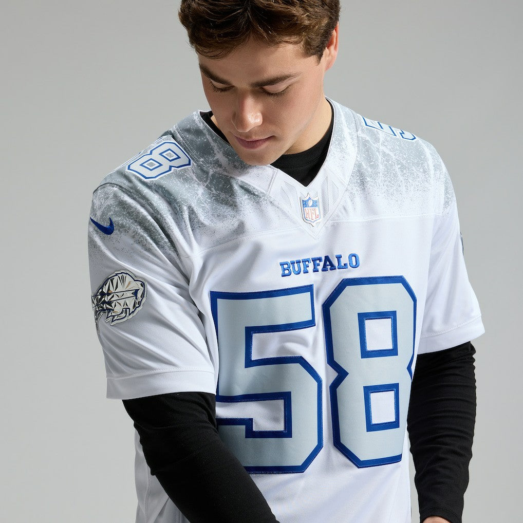 Matt Milano Buffalo Bills 2025 Rivalries Collection Limited Jersey - White - Nike