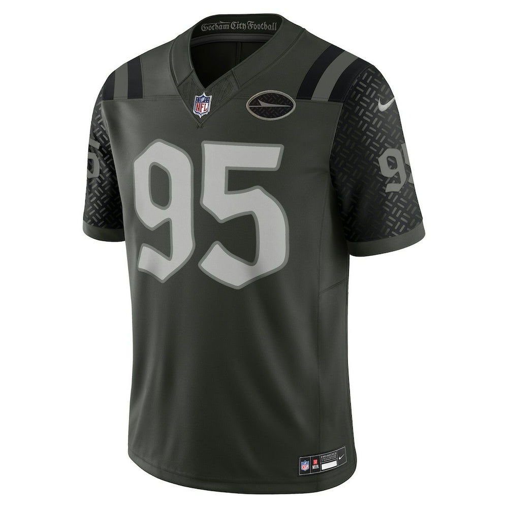 Quinnen Williams New York Jets 2025 Rivalries Collection Limited Jersey - Gotham Green - Nike