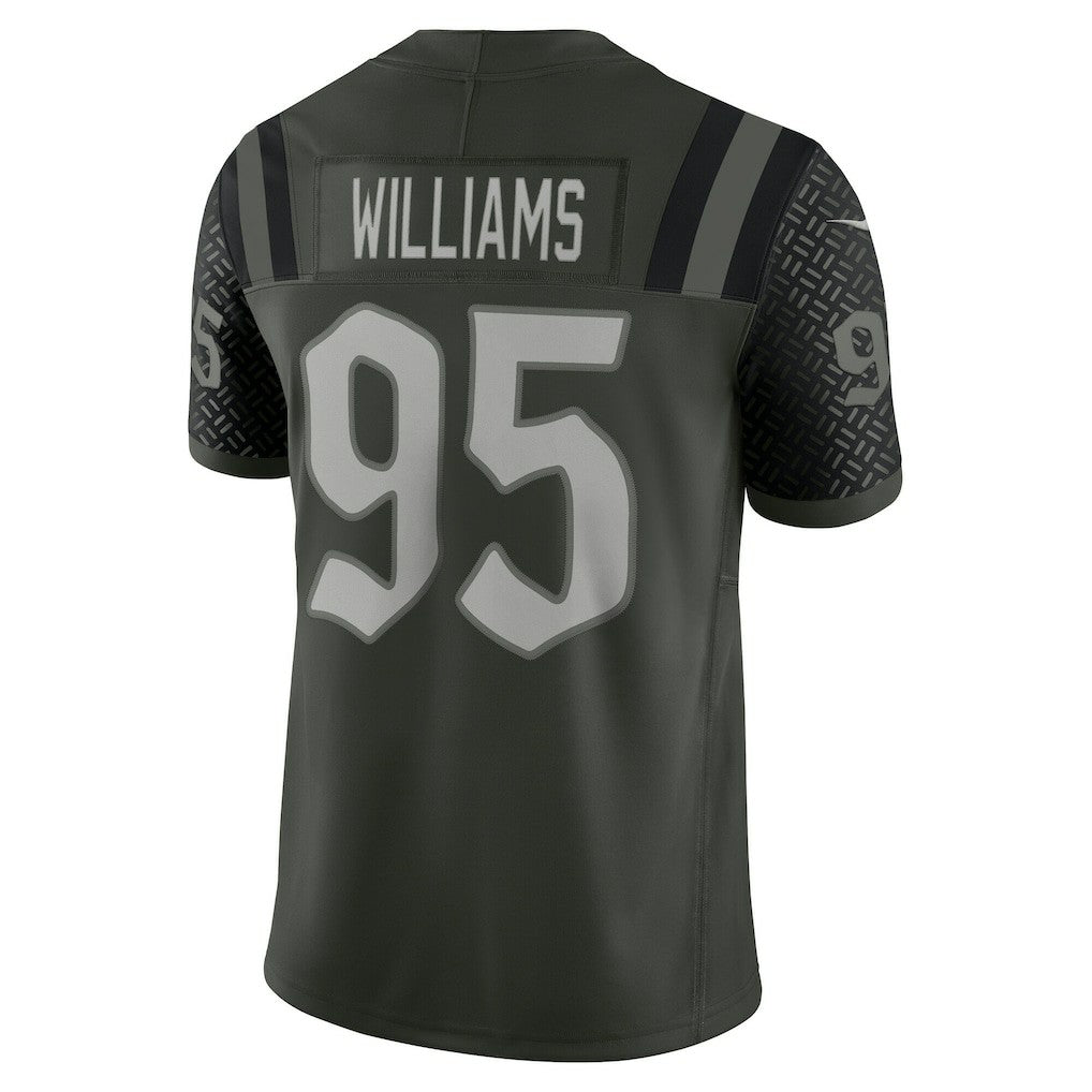 Quinnen Williams New York Jets 2025 Rivalries Collection Limited Jersey - Gotham Green - Nike